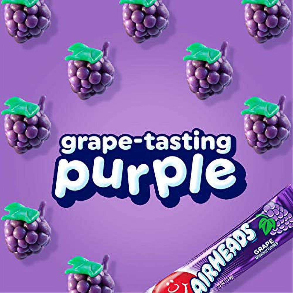 Grape Flavor Taffy Candy, Pack of 36 Bars G864301