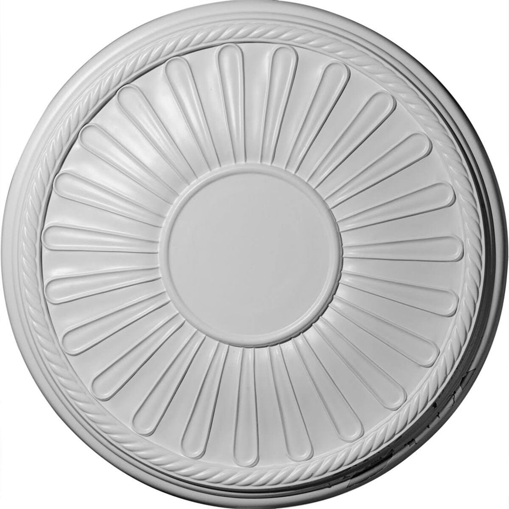 Green Gold Hand-Painted Ceiling Medallion I892