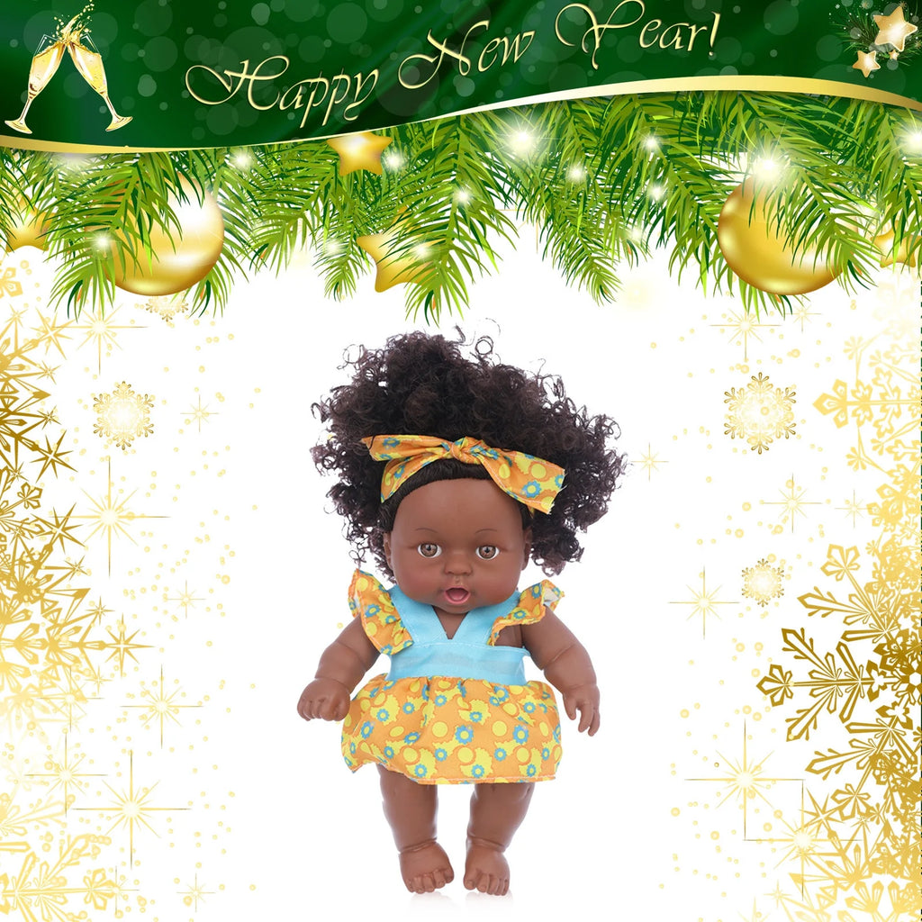 8 Inch Black Baby Dolls With Clothes O9731