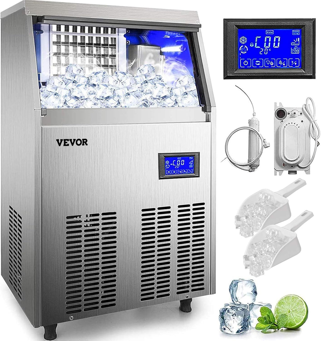 110V Commercial Ice Maker with Stainless Steel Construction A341209