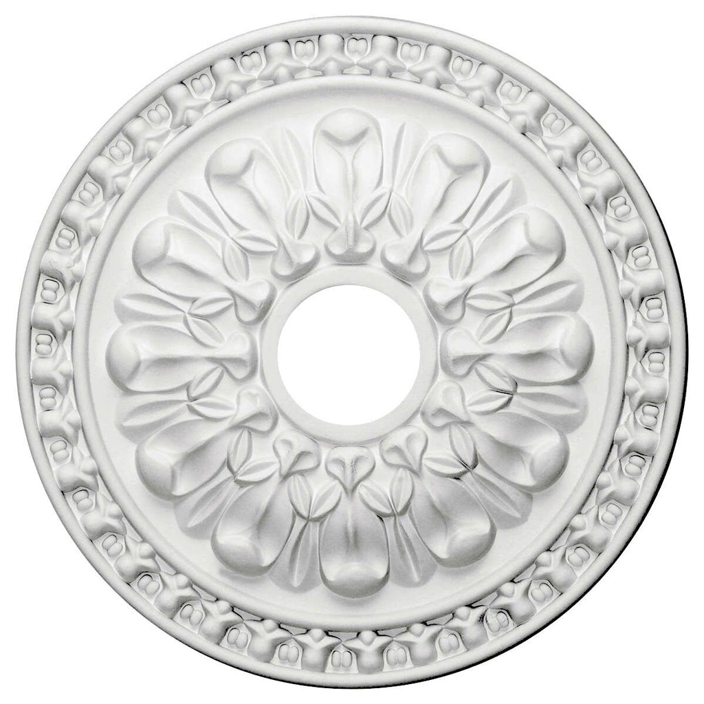 18x22OD x 3 1/2x22ID x 1 3/8x22P Hand-Painted Flash Copper Ceiling Medallion P279