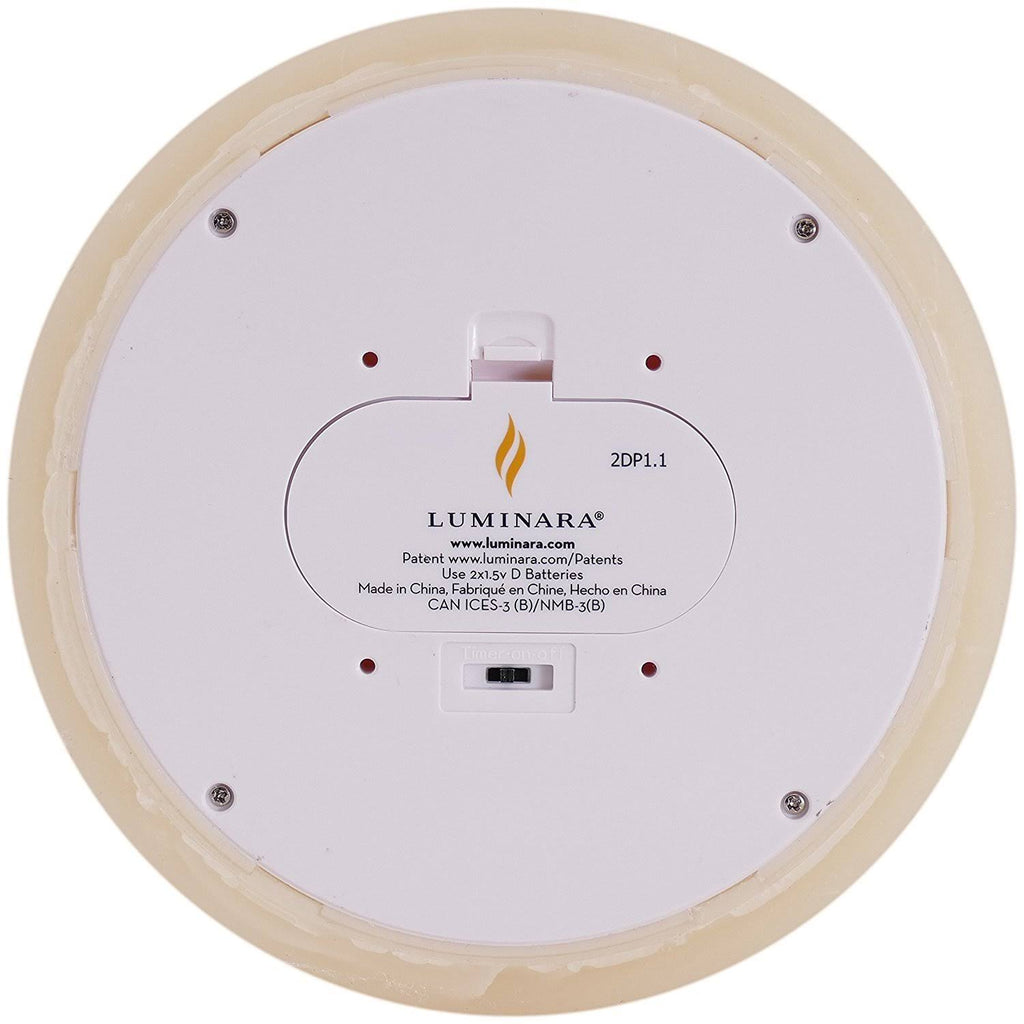 Large Ivory Flameless Candle K725061