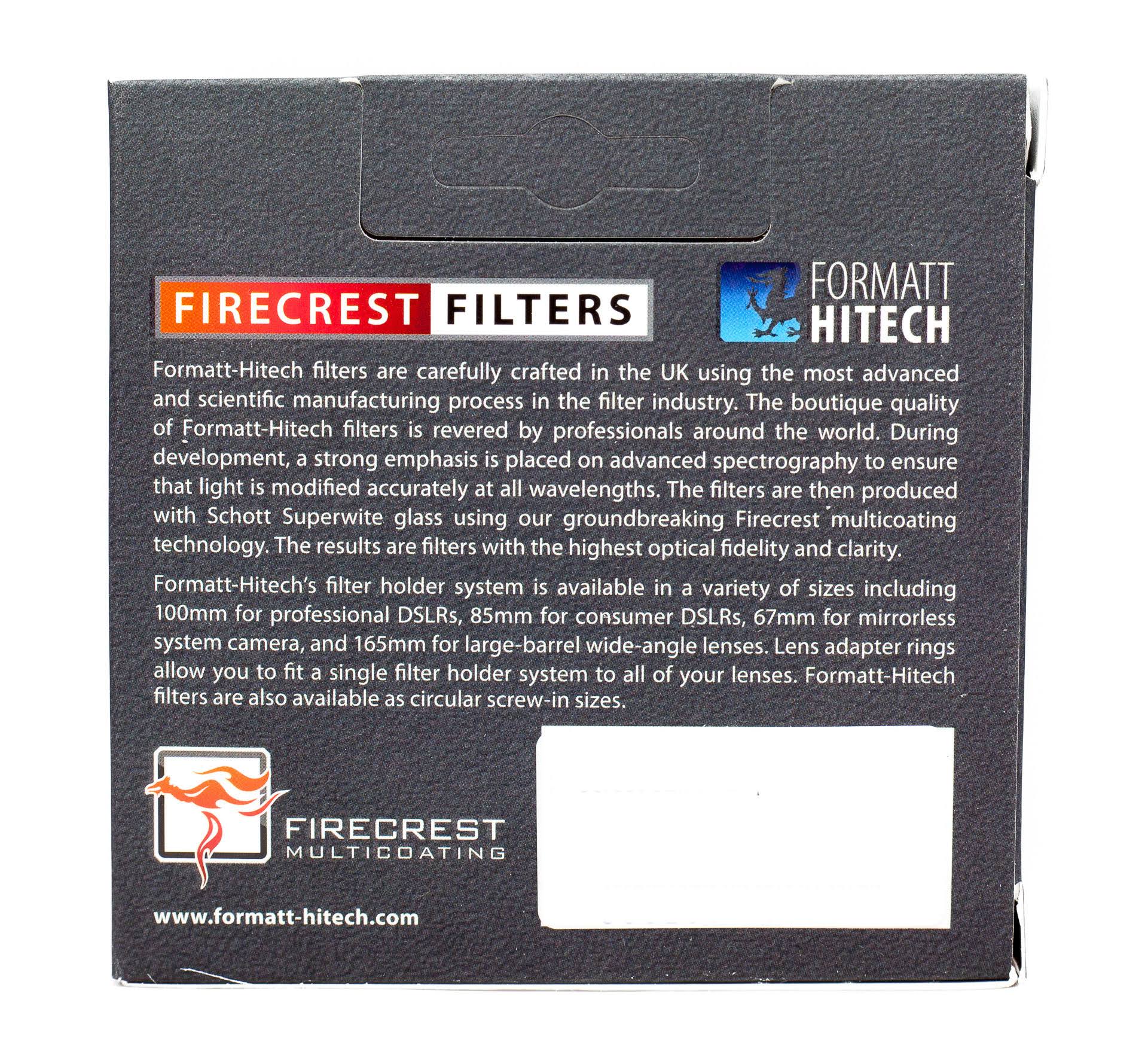 72mm Neutral Density Filter 4.8 (16 Stop) M197