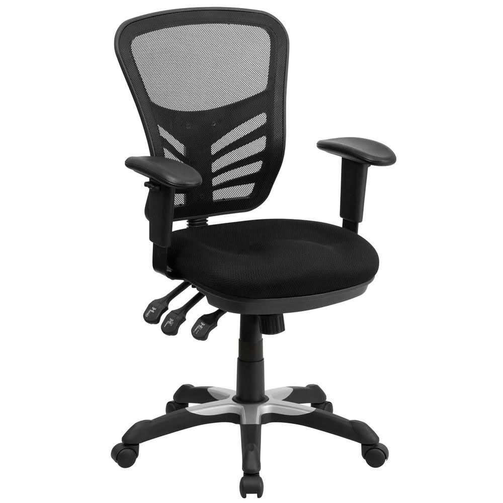 Black Mid-Back Mesh Office Chair T331