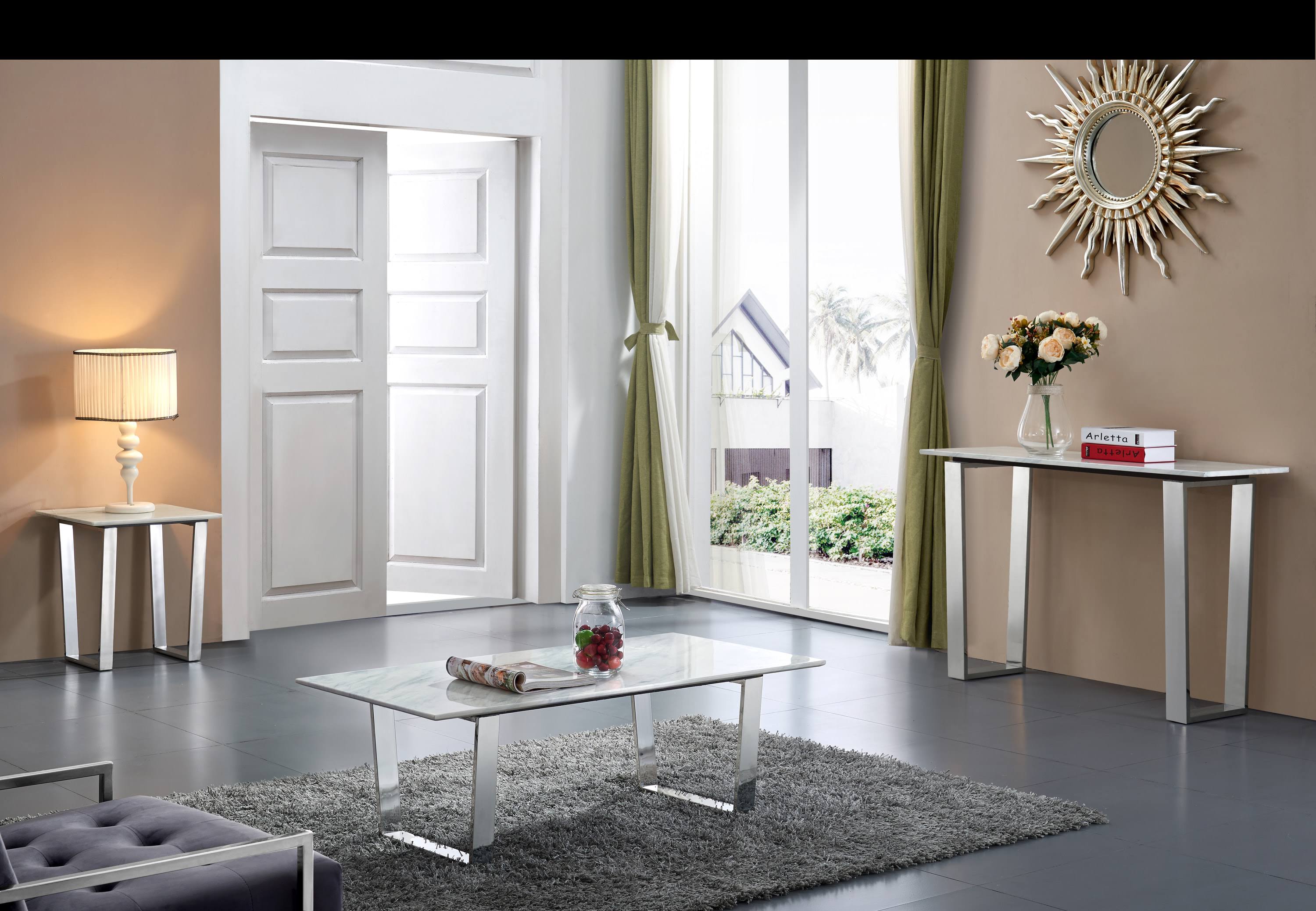 Chrome End Table G218