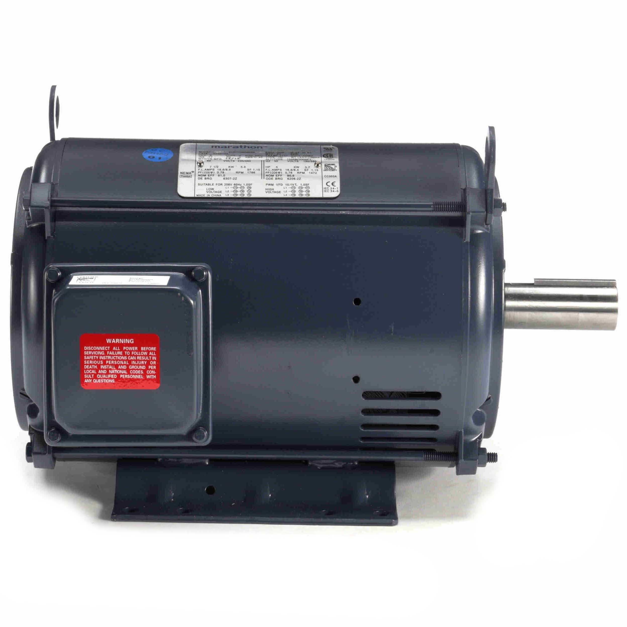 7.50 HP General Purpose Motor, 3 Phase, 1800 Rpm O875