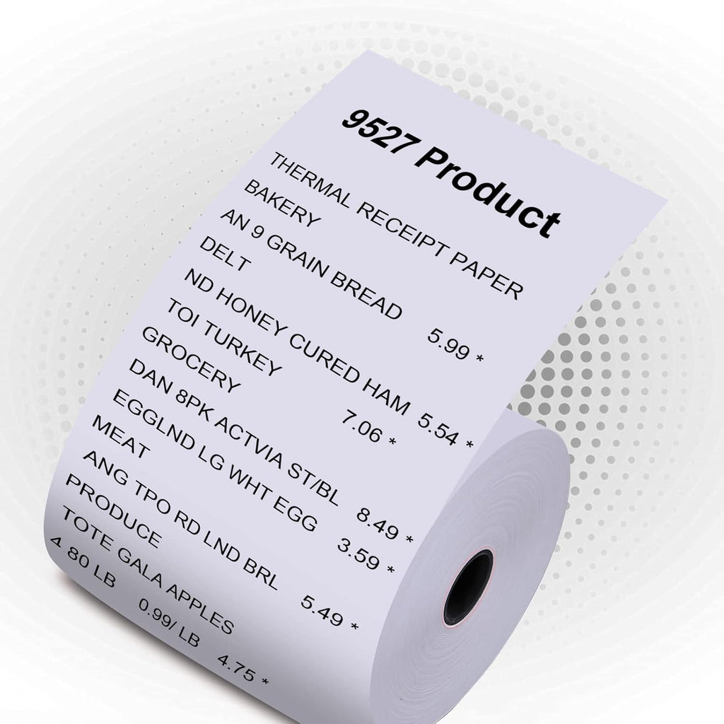 Thermal Receipt Paper 3-1/8 x 230', 5 Rolls B35834