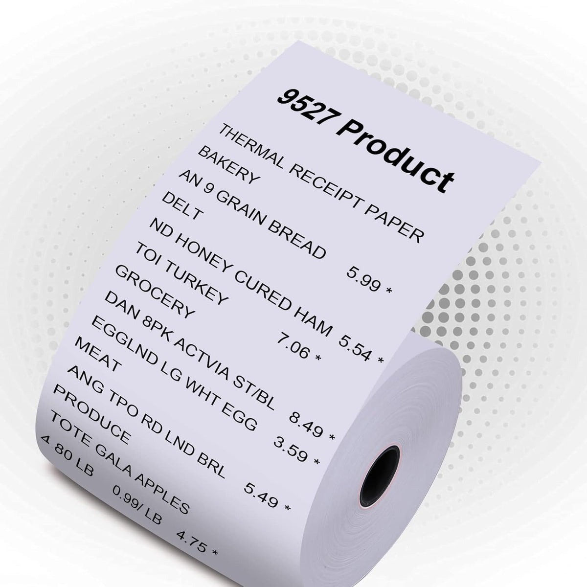 Thermal Receipt Paper 3-1/8 x 230', 5 Rolls B35834
