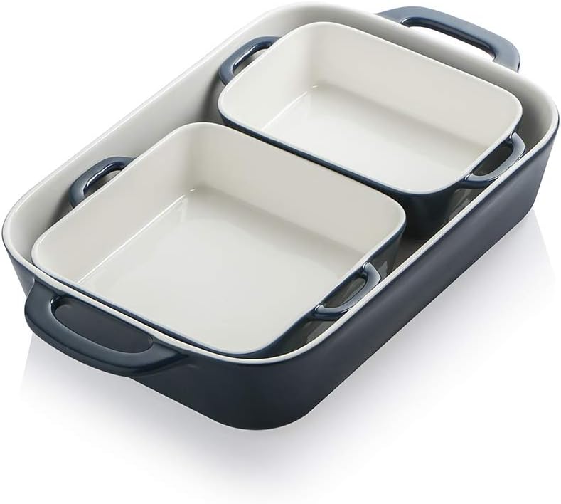 Red Ceramic Rectangular Baking Dish Q9202