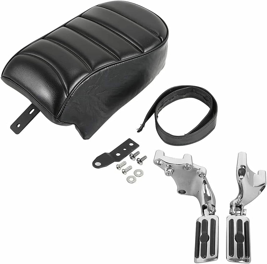 Rear Passenger Pillion Seat FootPegs Mount Kit for Harley Sportster Iron 883 XL883N 2016-2022 Iron 1200 XL1200NS 2018-2022 T208260