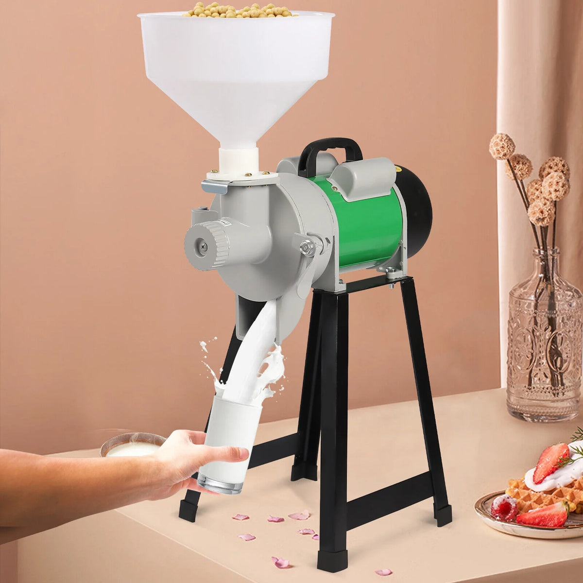 Electric Feed Mill Wet Cereals Grinder Feed Pellet Maker Y872523