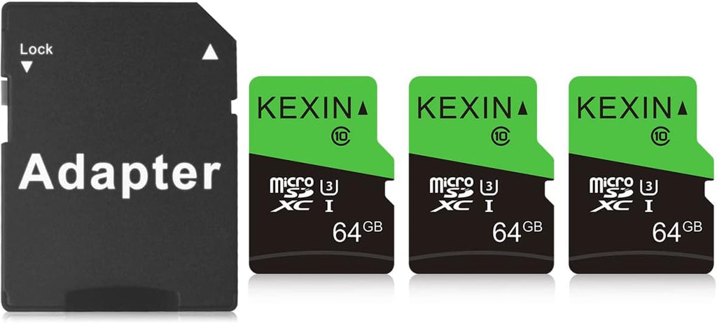 64GB Micro SD Card Class 10 U3 MicroSDXC UHS-I 3 Pack Z558060