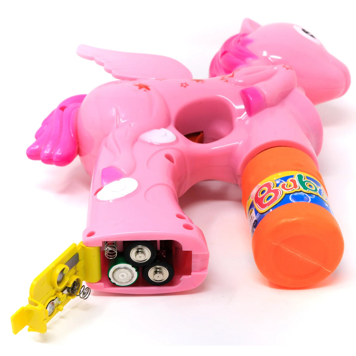 Pink Bubble Gun Blaster With LED, Music, Battery Operated I2434