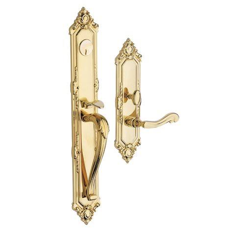 Satin Chrome Single Cylinder Mortise Handleset Trim U126475