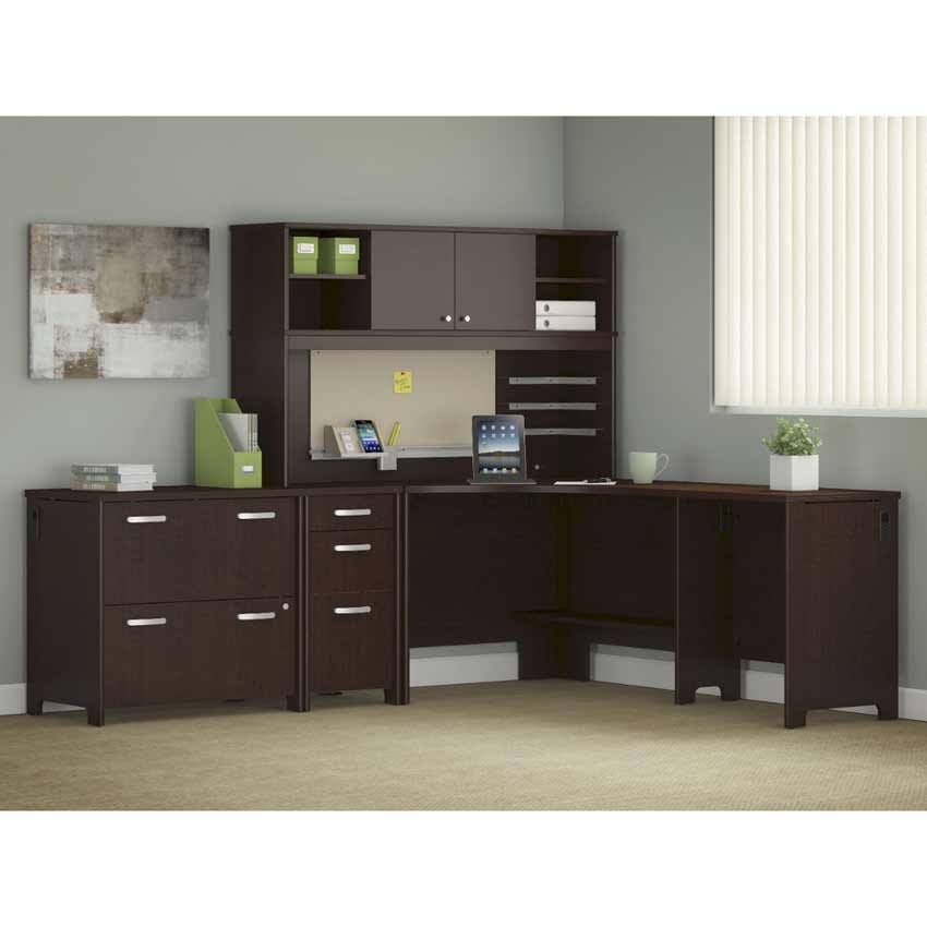 Mocha Cherry 2-Drawer Lateral File Cabinet Q40252