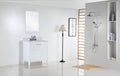 30 in. Single Sink Vanity with White Carrara Top T71034