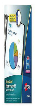 200/Box Heavy Letter Diamond Clear Poly Sheet Protectors E1738