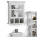 White Two-Door Bathroom Wall Cabinet C683