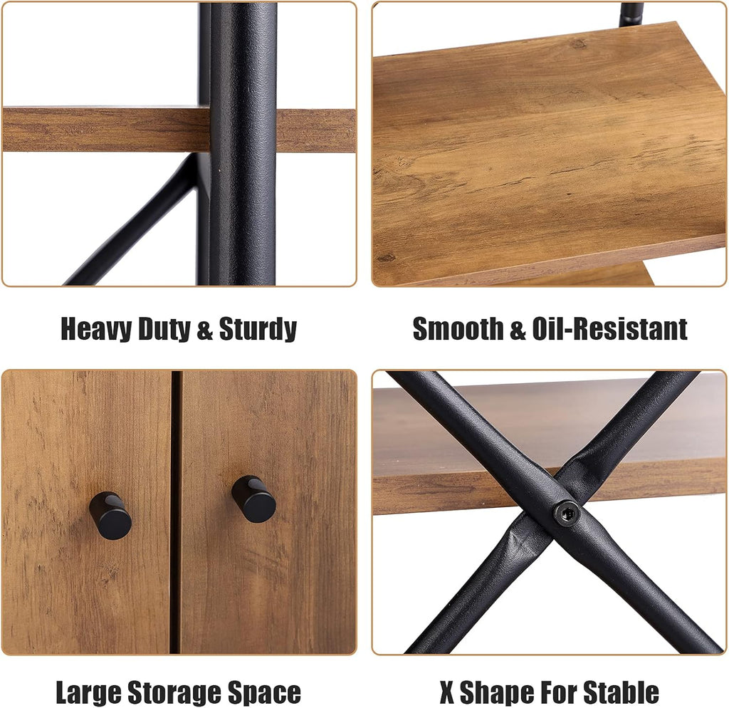 4-Tier Microwave Oven Stand Storage Shelf M233