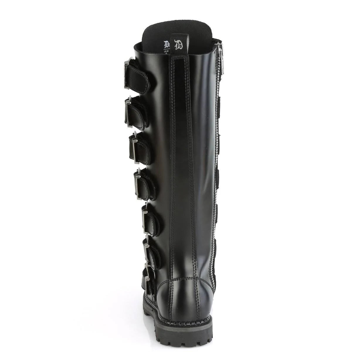 Black Leather Reaper 30 Shoes U96258