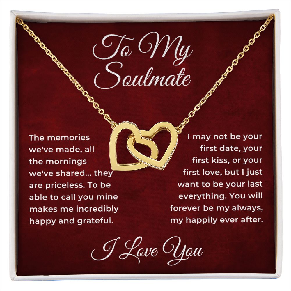 Interlocking Hearts Pendant Necklace I722379