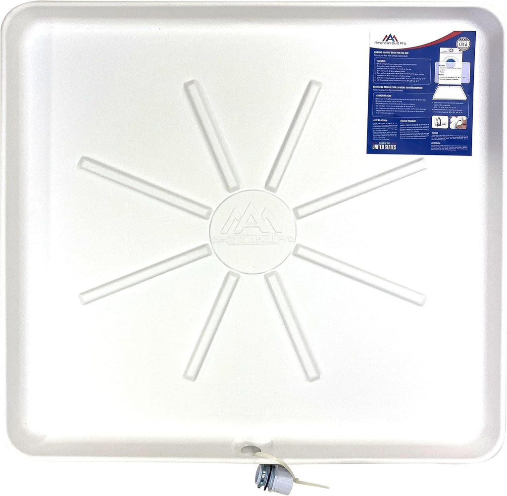 White Color Drain Pan Made Of Recycled Plastic - Pack of 10 R519