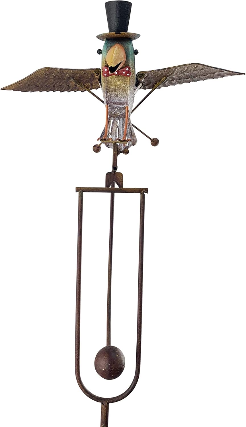 Flying Bluebird in Hat Garden Rocker, Medium, Pack of 2 V795