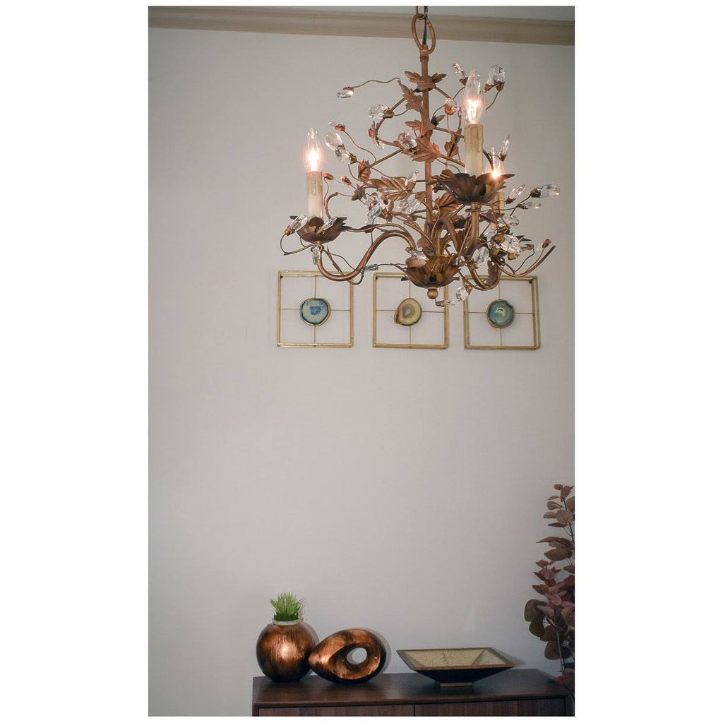 Etruscan Gold 9-Light Chandelier P71614