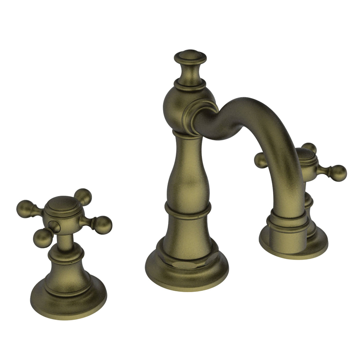 Antique Brass Widespread Bathroom Faucet N531513