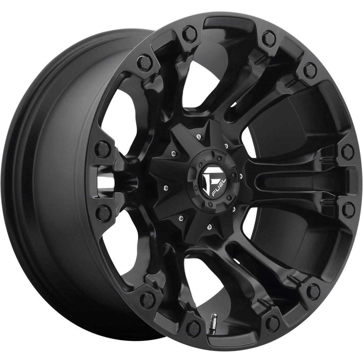 Matte Black 17x10 Fuel D560 Vapor Wheel S11040