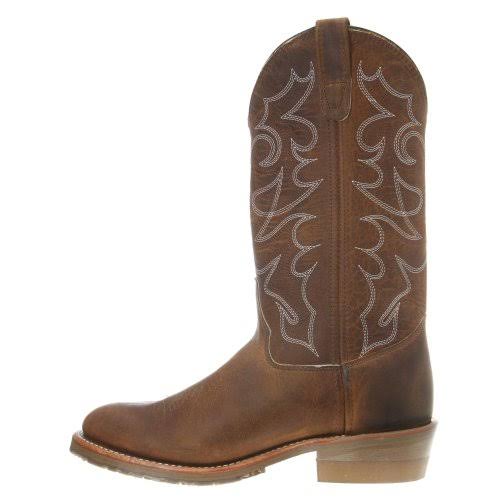 Men's Double H 12 inch Gel Ice Work Western, Size: 8, Brown H40640