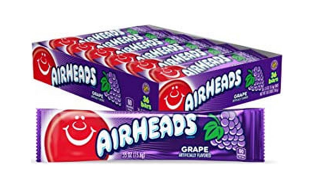 Grape Flavor Taffy Candy, Pack of 36 Bars G864301