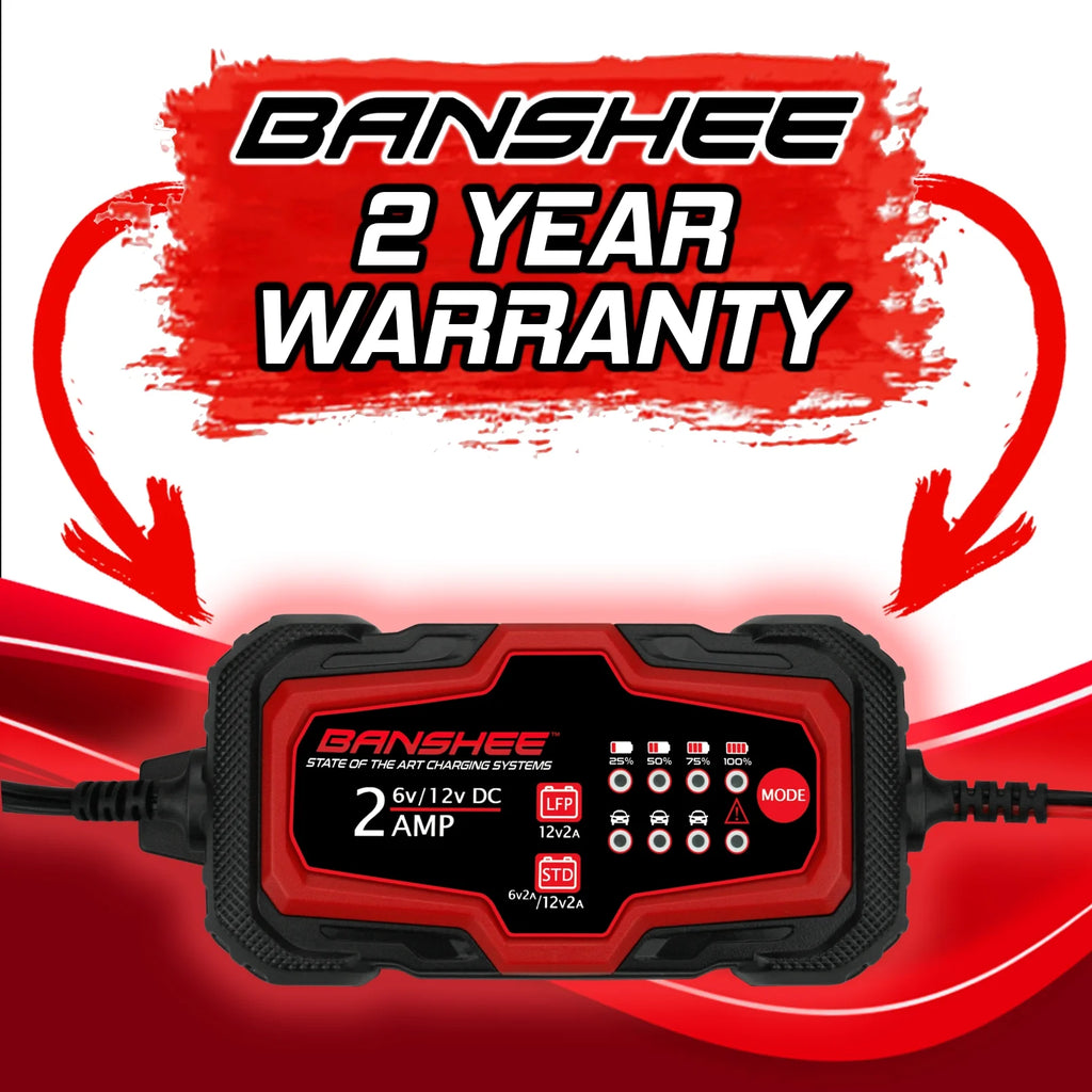 6-12V 2A Automatic Trickle Battery Charger, Pack of 3 V63816