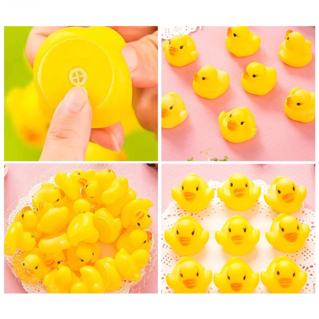 80 Count Mini Rubber Duck Bath Toy O21740