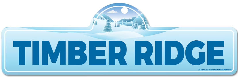 Skiing Skier Snowboarder Décor Sign H6123