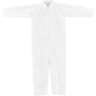 White Disposable Microporous Coverall, 3X-Large, 25/Case C73854