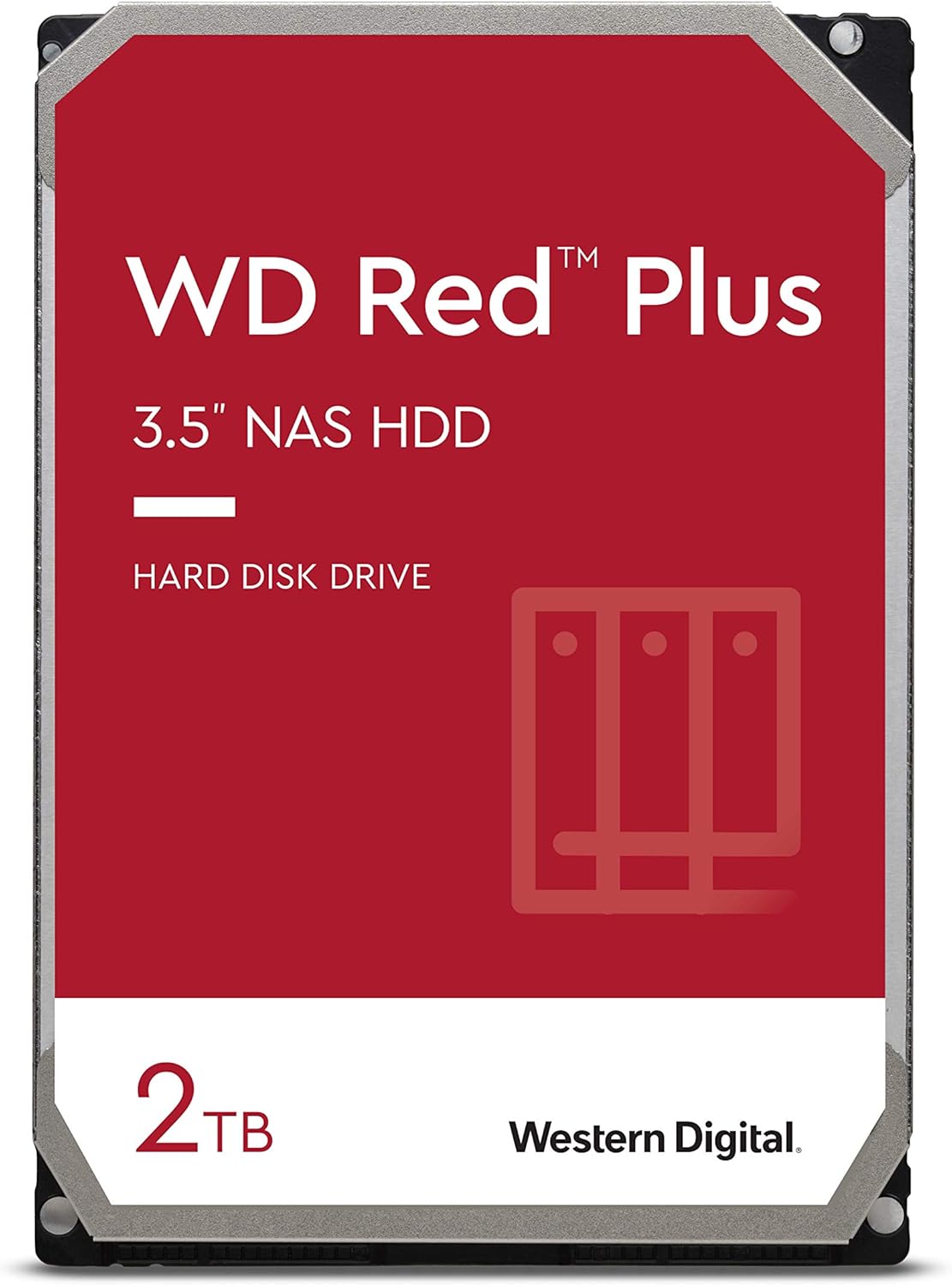 8TB WD Red Plus NAS Internal Hard Drive HDD - 5400 RPM, SATA 6 Gb/s, CMR, 256 MB Cache, 3.5 C85867