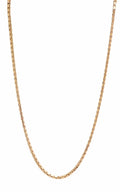 14k Yellow Gold Plated Snake Chain Necklace, 22 inches W70867