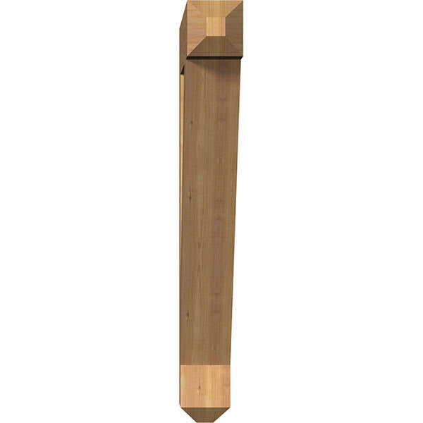 Traditional Craftsman Smooth Bracket, Western Red Cedar T5355