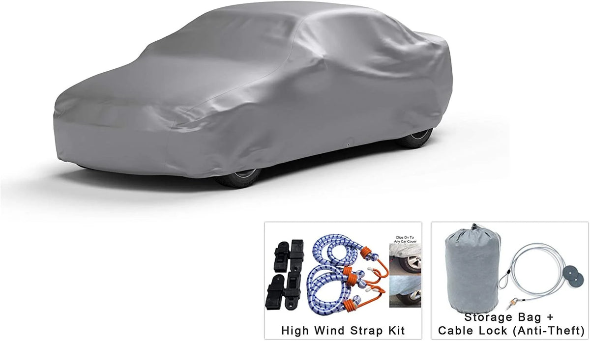 Weatherproof Car Cover with Fleece Lining Y4117
