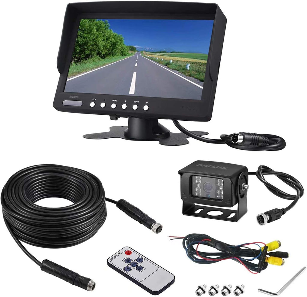 7 inch Monitor Backup Camera Kit with 4 PIN Camera Cable U88212