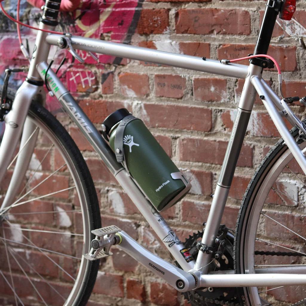 Silver Wide Bicycle Bottle Cage A4182