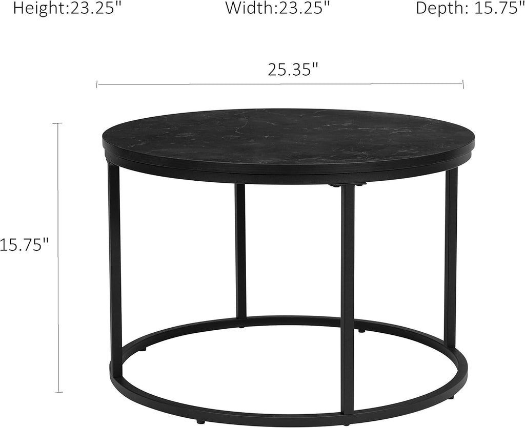 Black End Table Set of 1 O129582