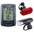 Wireless Bike Headlight and Tail Light Set with Mounting Hardware Y604034