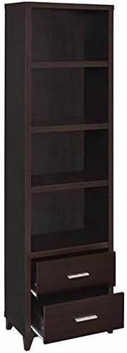 4 Shelf Cappuccino Bookcase C530650