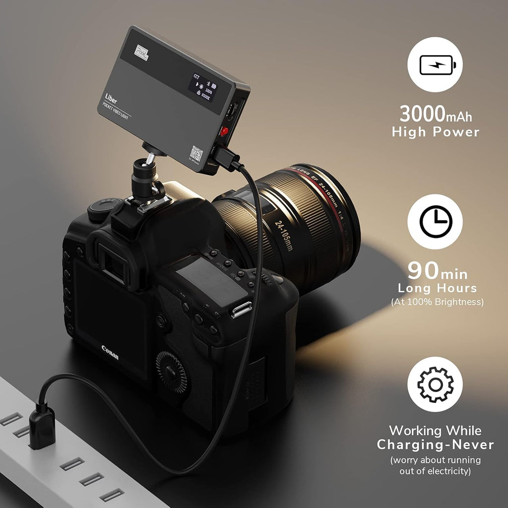 RGB Video Light, Pack of 2, Aluminum Alloy Body O92676