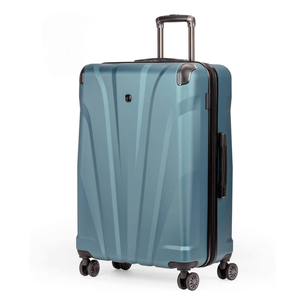 Teal Blue Hardside Suitcase V5434
