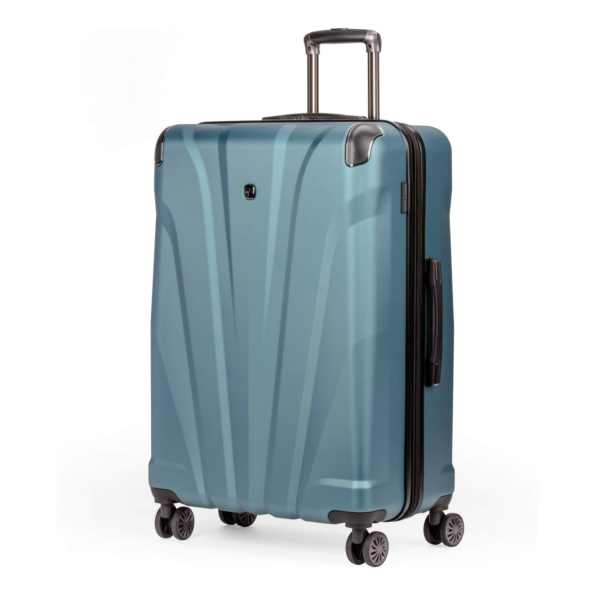 Teal Blue Hardside Suitcase V5434