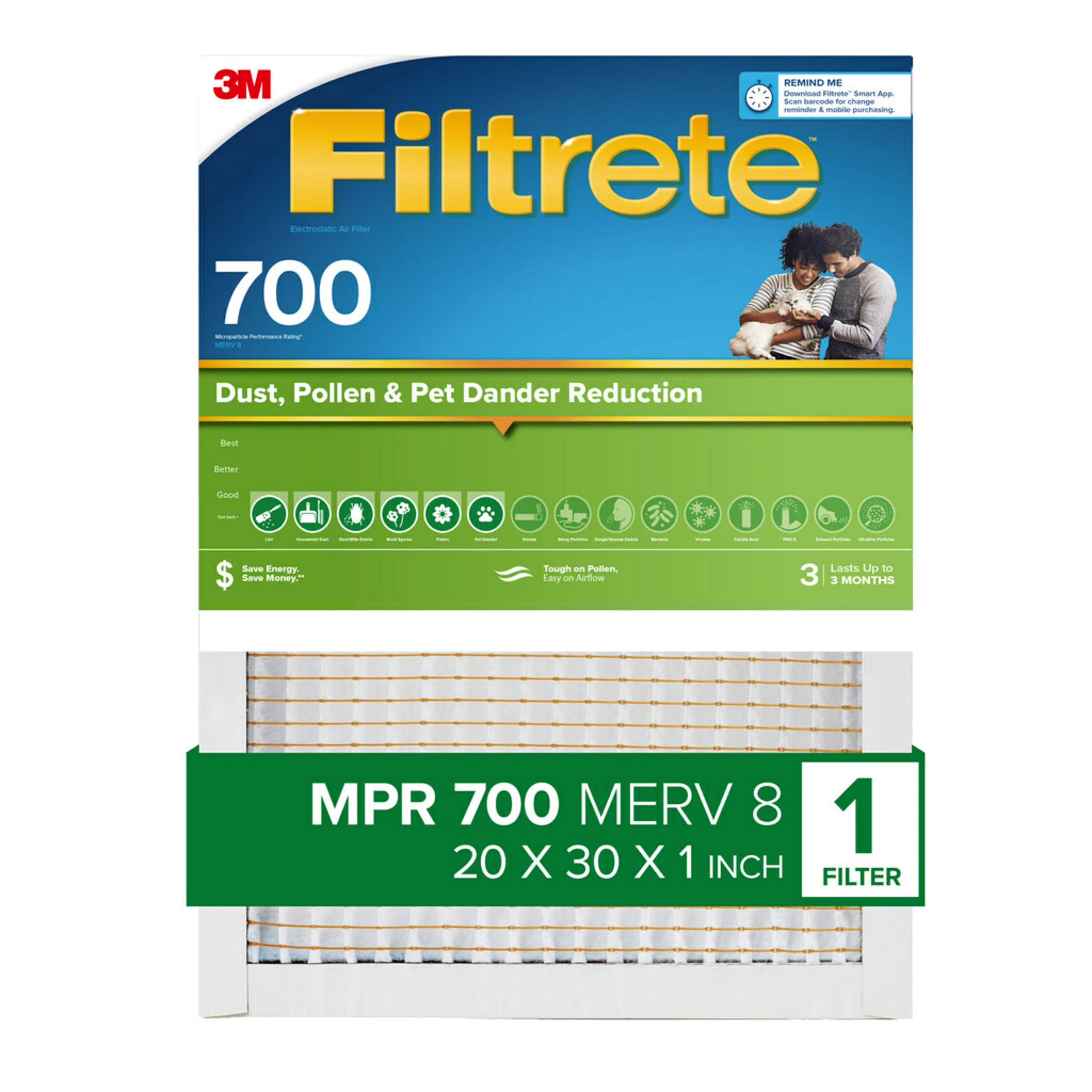 20x30x1 MERV 8 Air Filter M33732