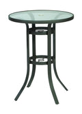 Gray Glass Balcony Table B35729